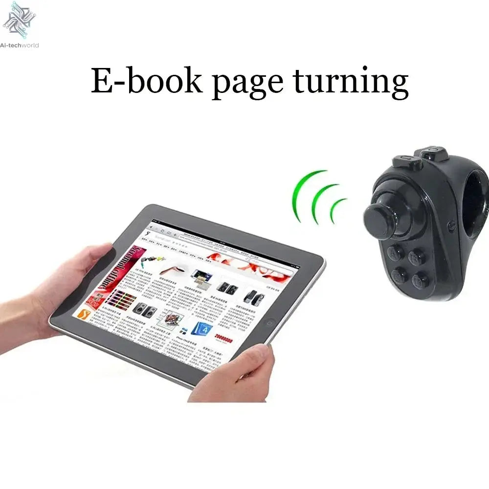 Wireless Bluetooth Gaming Finger Mouse Remote Control Handle Adapter Gaming Mause Pages Function Tablet Mobile Phone Android Ai-TechWorld 