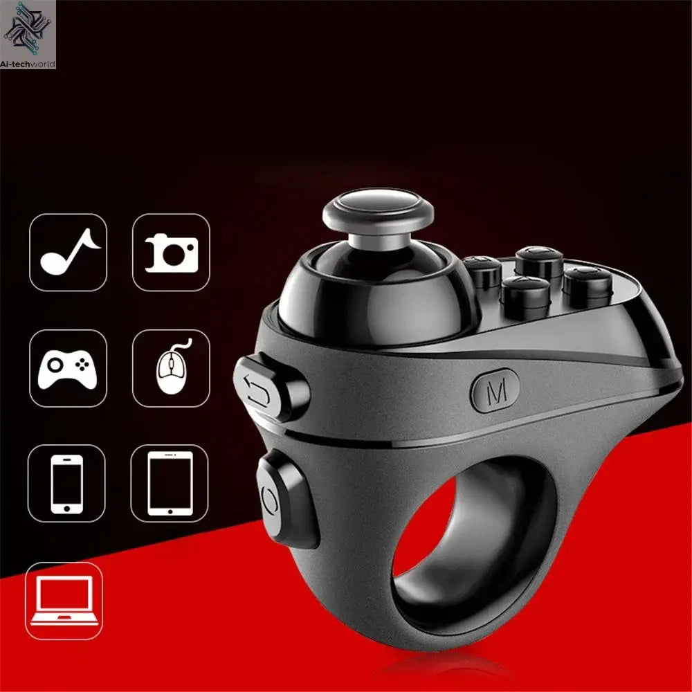 Wireless Bluetooth Gaming Finger Mouse Remote Control Handle Adapter Gaming Mause Pages Function Tablet Mobile Phone Android Ai-TechWorld 
