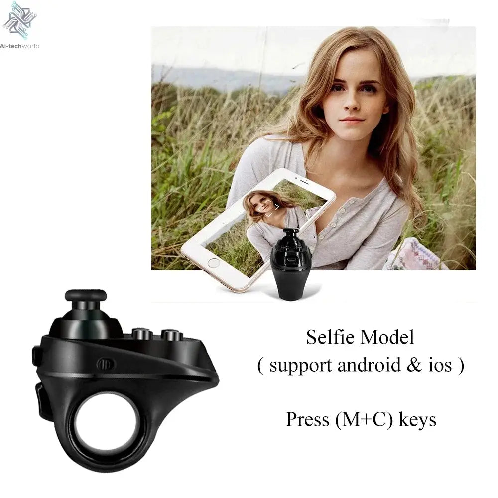 Wireless Bluetooth Gaming Finger Mouse Remote Control Handle Adapter Gaming Mause Pages Function Tablet Mobile Phone Android Ai-TechWorld 