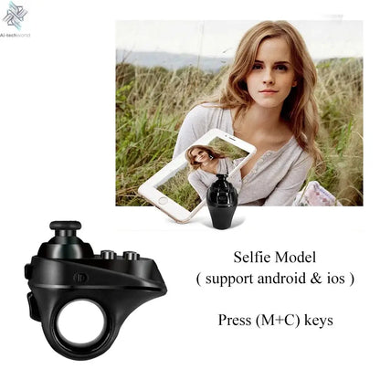 Wireless Bluetooth Gaming Finger Mouse Remote Control Handle Adapter Gaming Mause Pages Function Tablet Mobile Phone Android Ai-TechWorld 