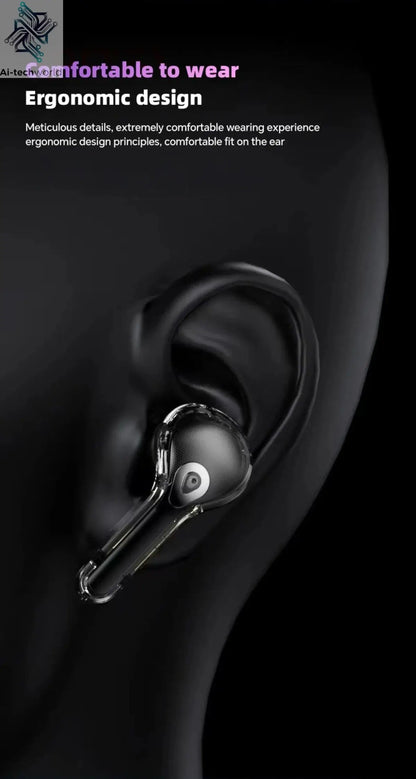 Wireless Bluetooth Headphones,144 Language Real Time Translation Earphones for Business,with Smart Touch Screen HiFi TWS Headset - Ai-TechWorld