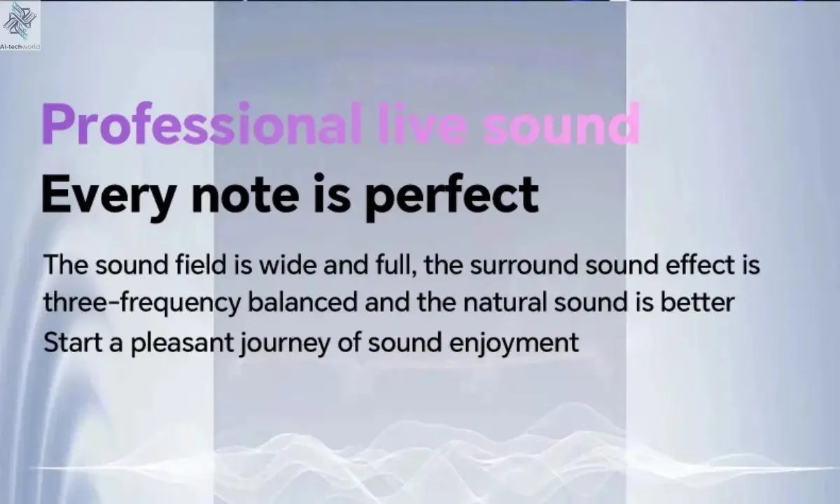 Wireless Bluetooth Headphones,144 Language Real Time Translation Earphones for Business,with Smart Touch Screen HiFi TWS Headset - Ai-TechWorld