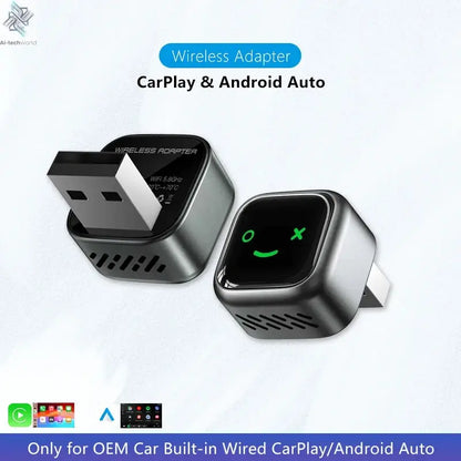 Wireless CarPlay Android Auto 2in1 AI Smart Box Apple Carplay Wireless Android Auto Mini Car Play Adapter Bluetooth for The Car Ai-TechWorld 