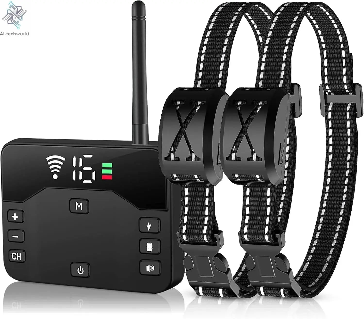 Wireless Dog Fence with Remote Training Collar - Ai - TechWorld