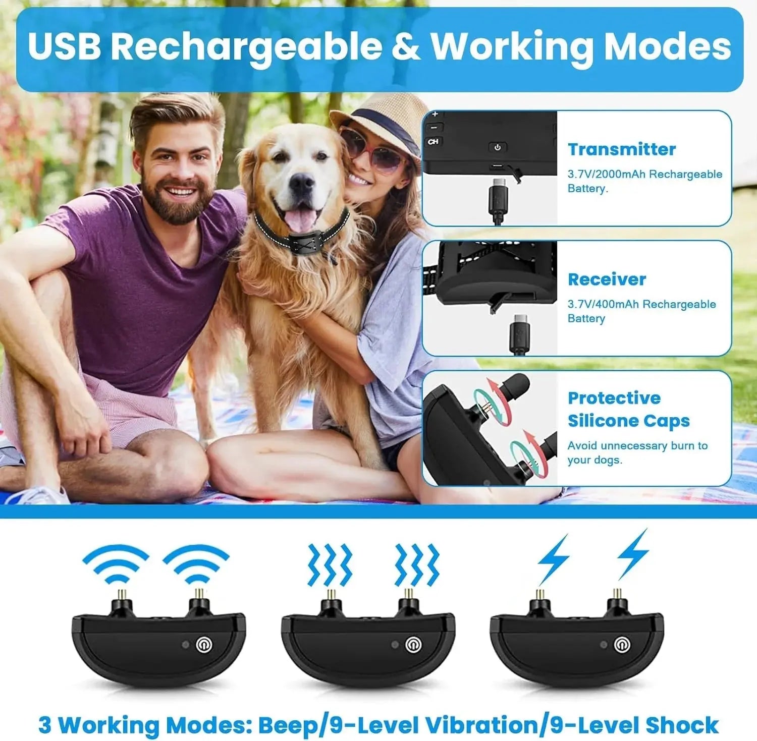 Wireless Dog Fence with Remote Training Collar - Ai - TechWorld