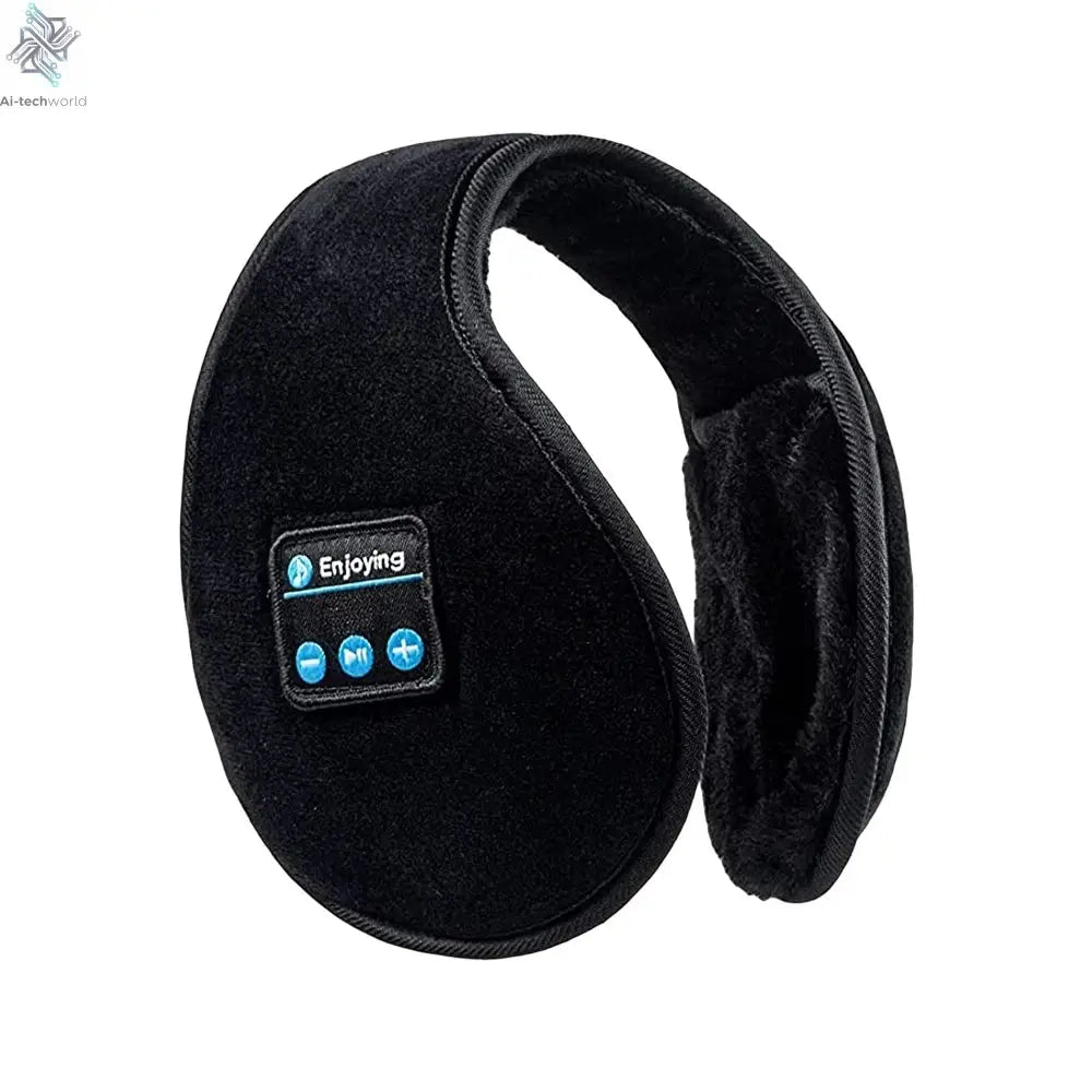 Wireless Ear muffs Bluetooth Headphones Earmuffs Winter Earplug Casual Cap Sports riding warmer Earmuff men women music Earphone - Ai-TechWorld