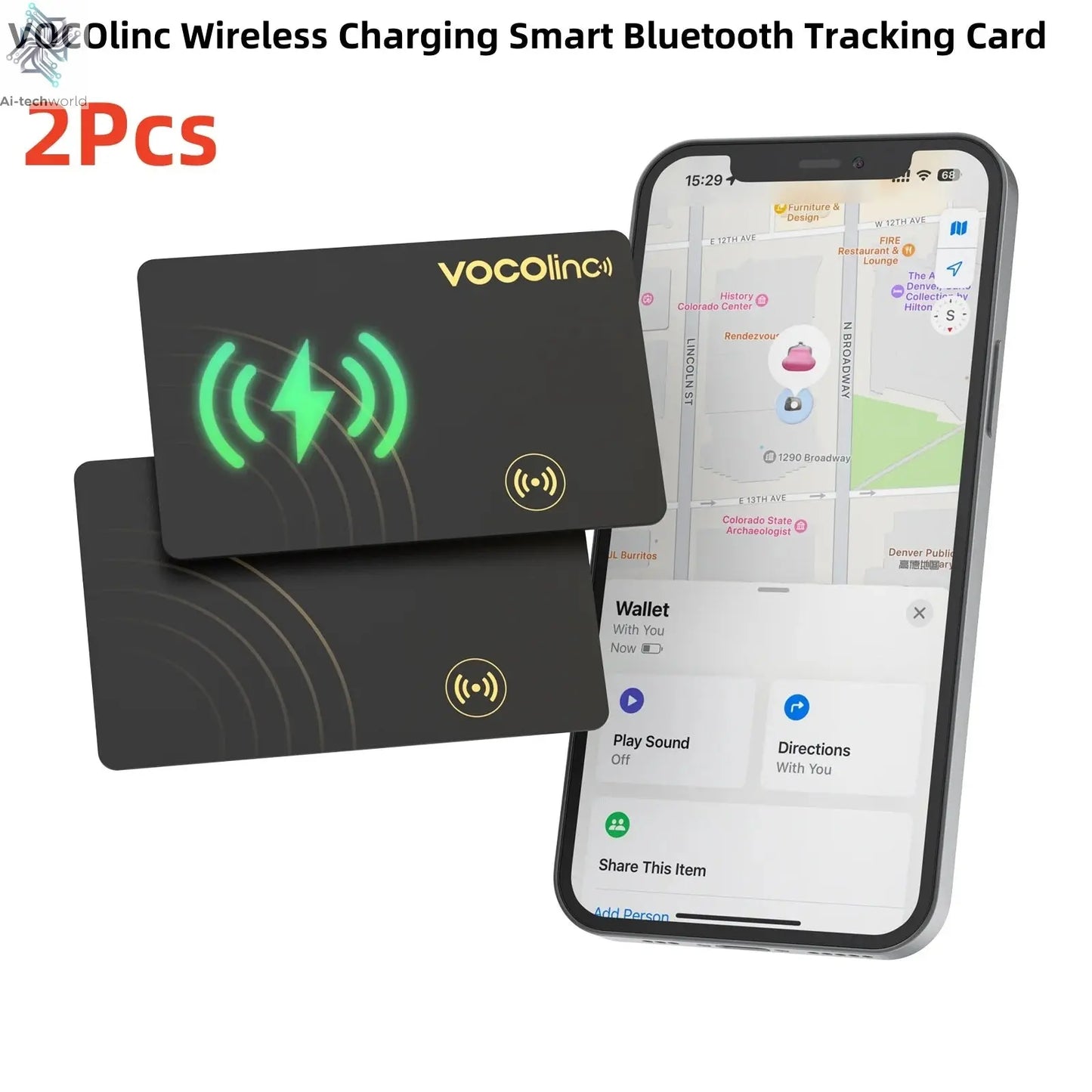 Wireless Tracking Card – Smart Item Finder for iOS - Ai - TechWorld