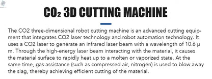 Without Burrs BK - M500L - 20ia Semiconductors Graphene CO2 3D Robot Laser Cutting Machine - Ai - TechWorld