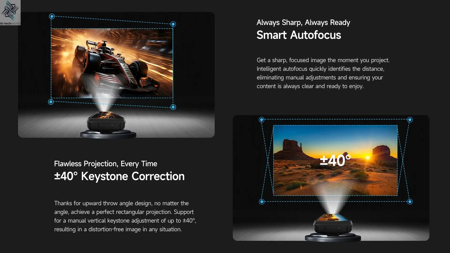 【World Premiere】Ulefone Armor 34 Pro 5G AI Rugged Phone 25500mAh Up to 32GB+512GB Built-in Projector 120Hz 6.95" NFC Smartphone Ai-TechWorld 
