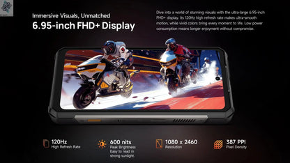【World Premiere】Ulefone Armor 34 Pro 5G AI Rugged Phone 25500mAh Up to 32GB+512GB Built-in Projector 120Hz 6.95" NFC Smartphone Ai-TechWorld 