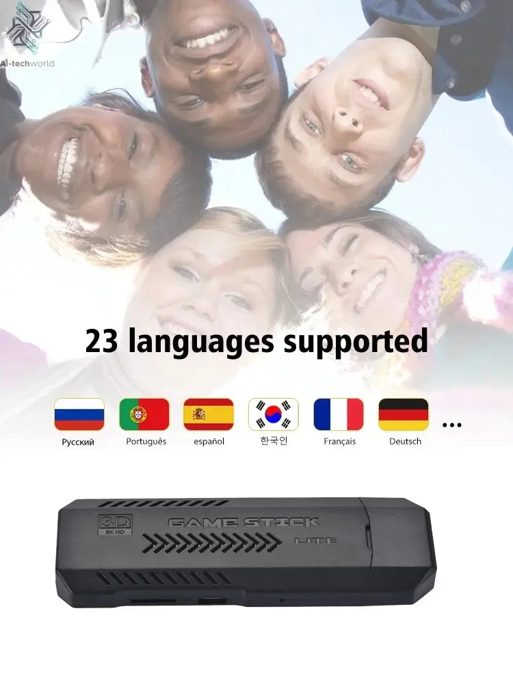 X2 Plus 256G 50000 Game GD10 Pro 4K Game Player 3D HD Retro Video Game Console Wireless Controller TV 50 Emulator For Kids Gifts Ai-TechWorld 