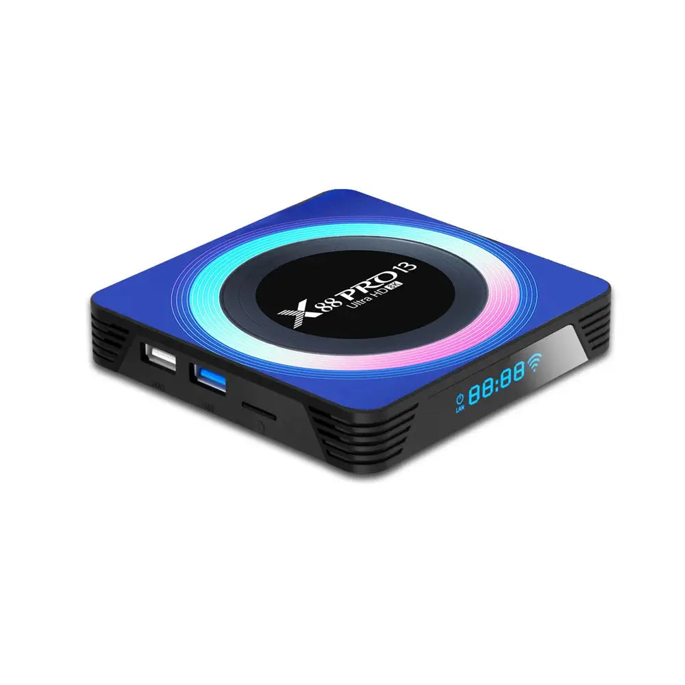 X88 PRO 13 Android 13 TV Box Rockchip RK3528 2.4G 5G Wifi6 BT 8K Decoding 16G 32G 64G Ai-TechWorld 