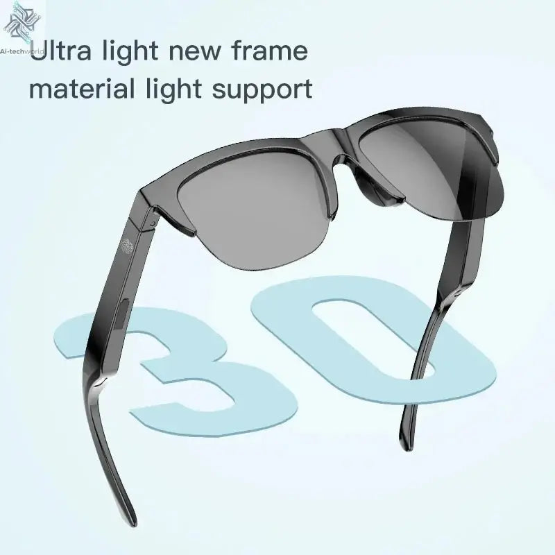 XIAOMI 4K Xiaomi 4K AI Smart Glasses With 100MP Chat GPT Touch Sport Sunglasses Bluetooth Call Video Music good for test taking Ai-TechWorld 