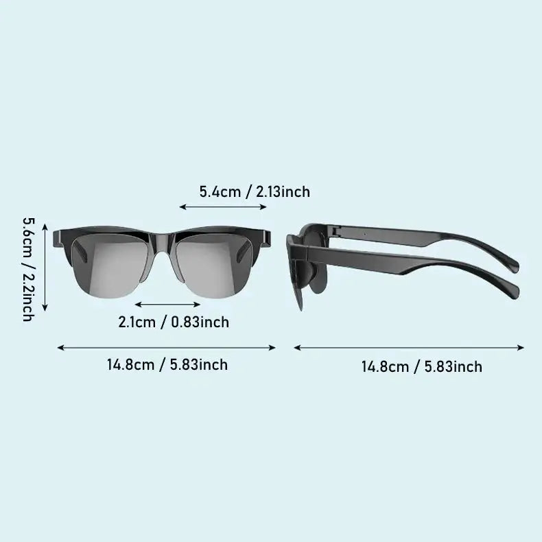 XIAOMI 4K Xiaomi 4K AI Smart Glasses With 100MP Chat GPT Touch Sport Sunglasses Bluetooth Call Video Music good for test taking Ai-TechWorld 