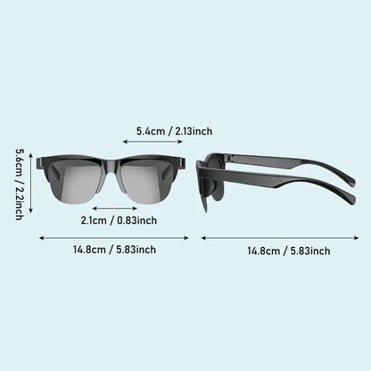 XIAOMI 4K Xiaomi 4K AI Smart Glasses With 100MP Chat GPT Touch Sport Sunglasses Bluetooth Call Video Music good for test taking Ai-TechWorld 