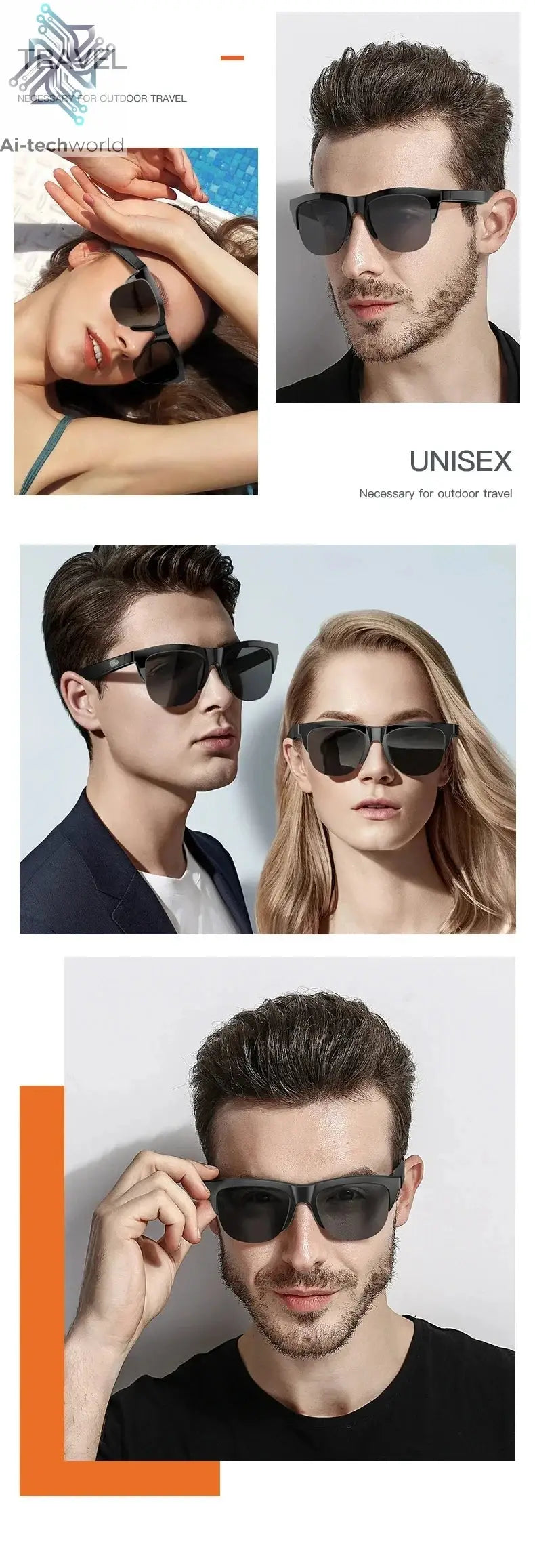 XIAOMI 4K Xiaomi 4K AI Smart Glasses With 100MP Chat GPT Touch Sport Sunglasses Bluetooth Call Video Music good for test taking Ai-TechWorld 