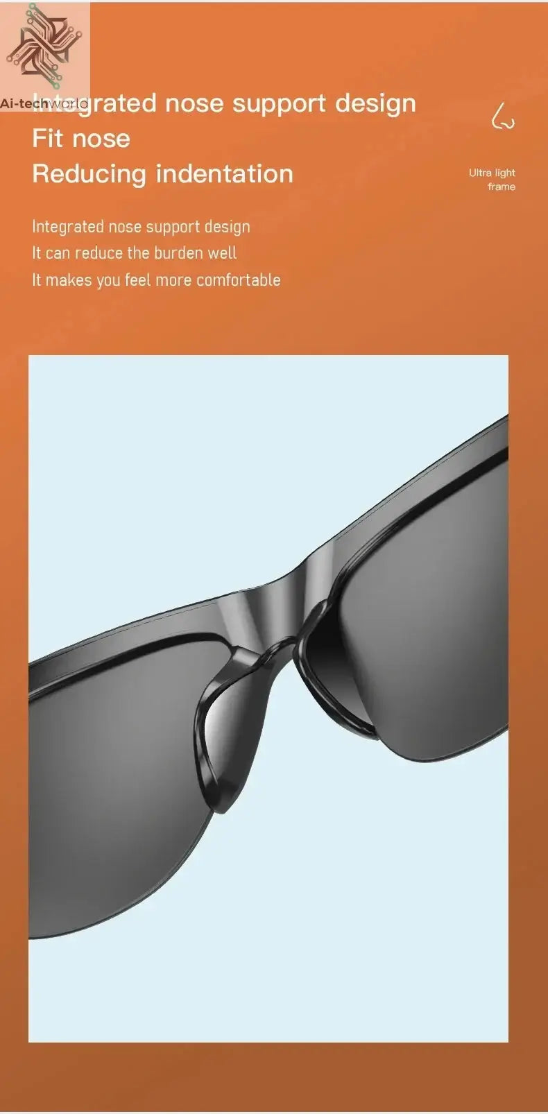 XIAOMI 4K Xiaomi 4K AI Smart Glasses With 100MP Chat GPT Touch Sport Sunglasses Bluetooth Call Video Music good for test taking Ai-TechWorld 