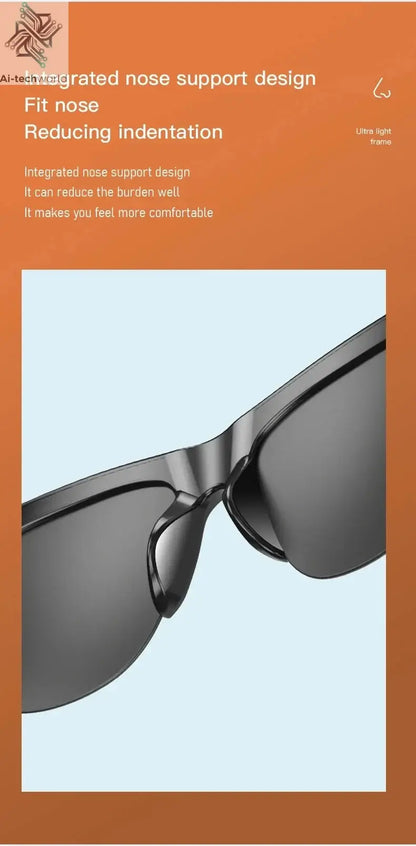 XIAOMI 4K Xiaomi 4K AI Smart Glasses With 100MP Chat GPT Touch Sport Sunglasses Bluetooth Call Video Music good for test taking Ai-TechWorld 