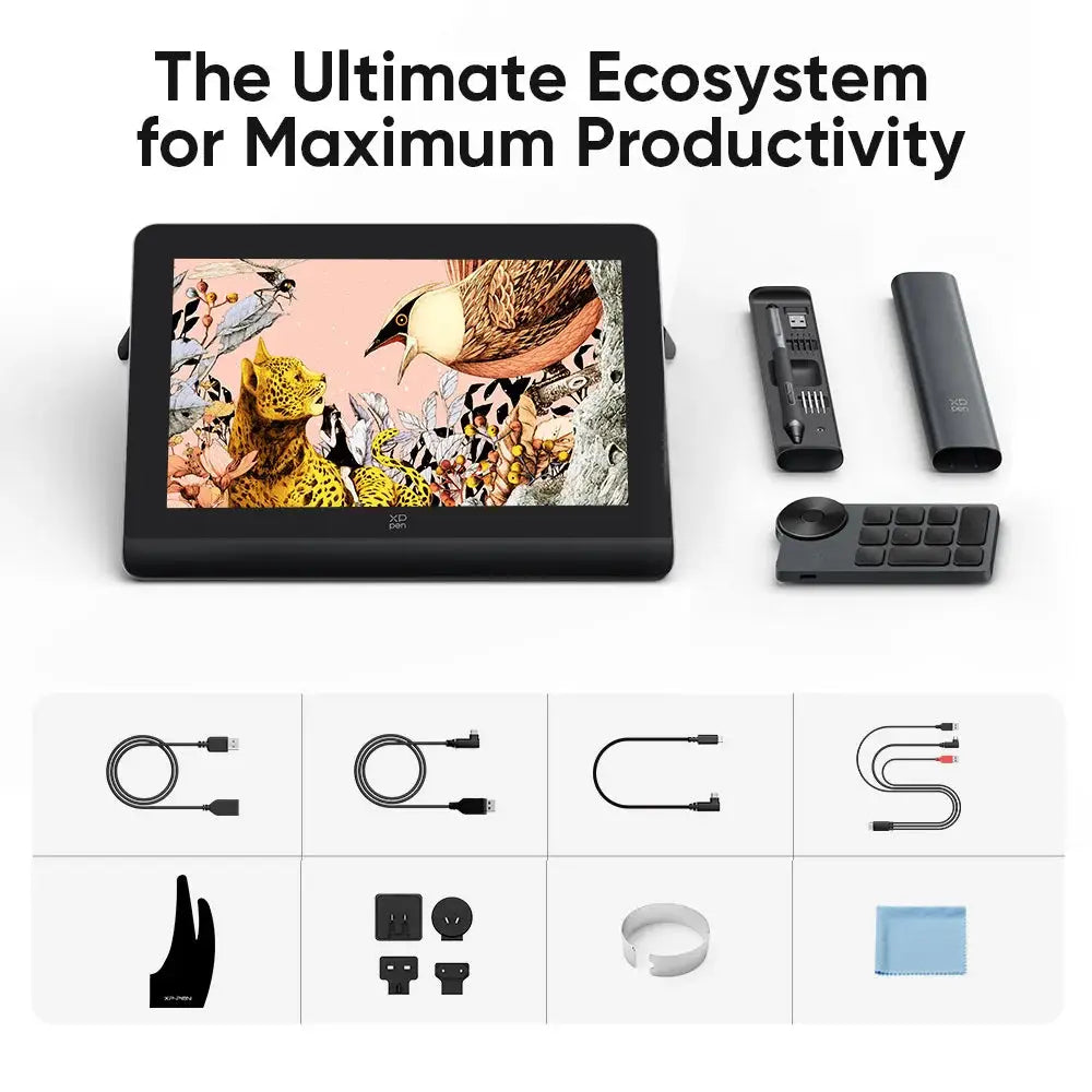 XPPen Artist Pro 16 (Gen 2) Graphics Tablet Monitor 16-inch Drawing Display 16K Pressure Levels 2.5K Resolution Windows Android - Ai-TechWorld