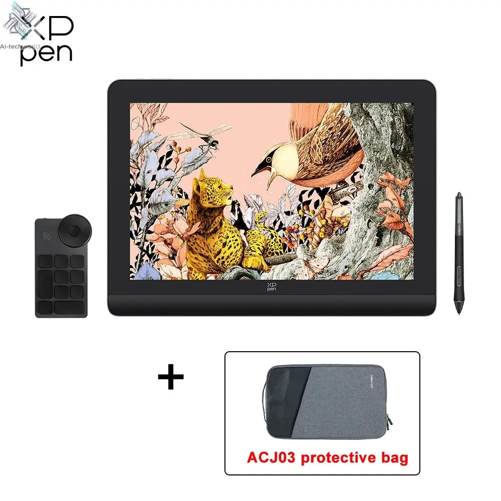 XPPen Artist Pro 16 (Gen 2) Graphics Tablet Monitor 16-inch Drawing Display 16K Pressure Levels 2.5K Resolution Windows Android - Ai-TechWorld