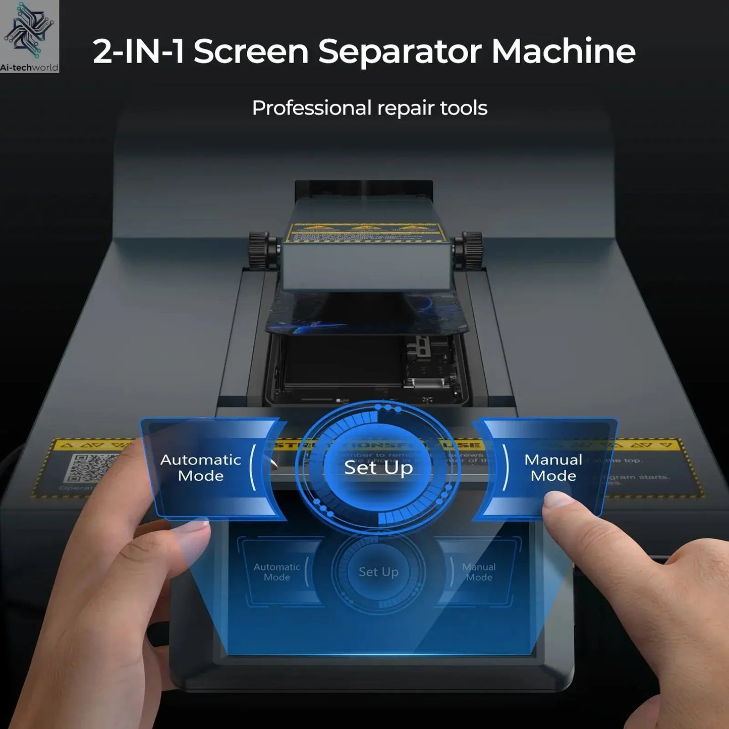 XWITZEAL CP1 Automatic Screen Separator | LCD Curved & Flat Display Remover | High Precision | 110V/220V Ai-TechWorld 