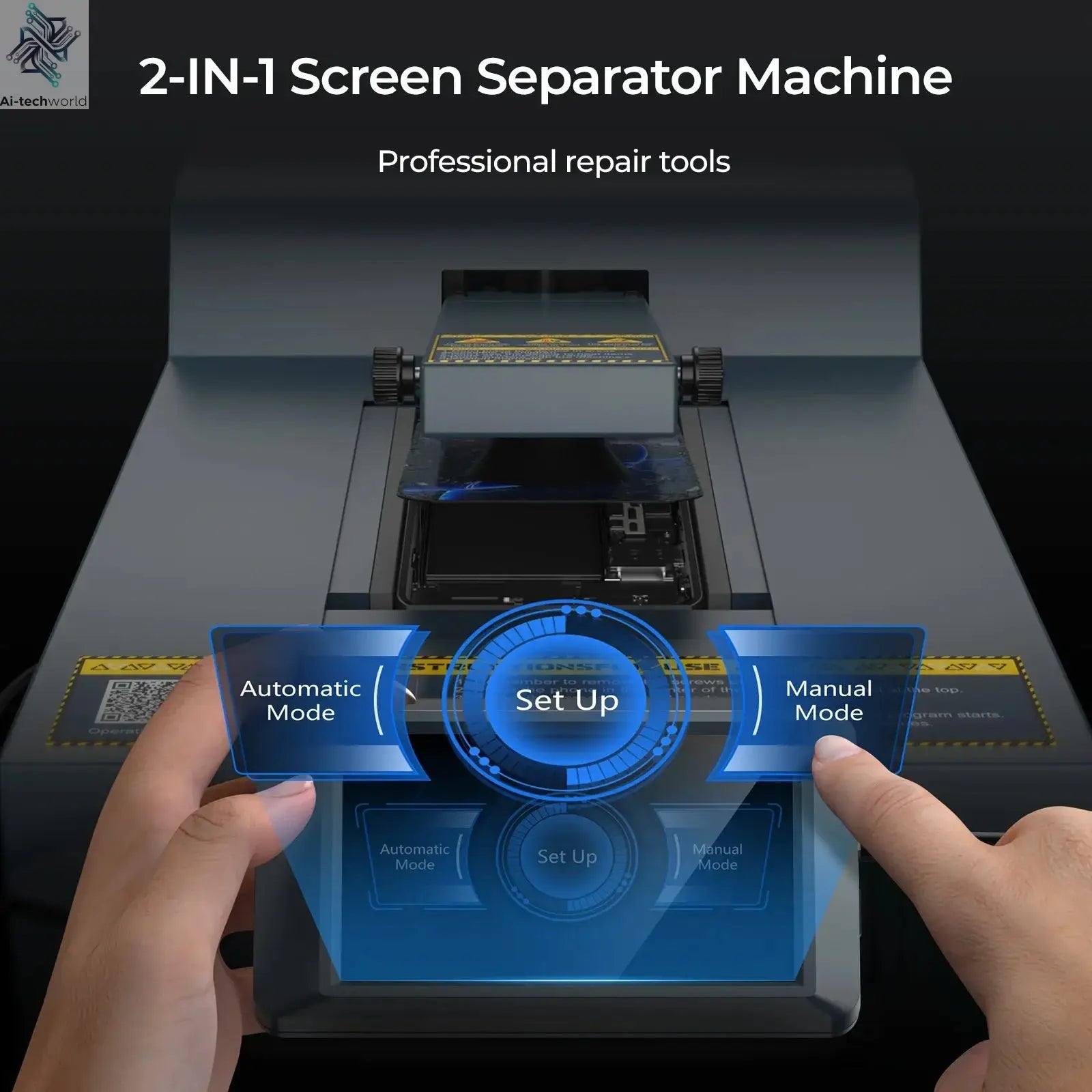 XWITZEAL CP1 Automatic Screen Separator | LCD Curved & Flat Display Remover | High Precision | 110V/220V Ai-TechWorld 