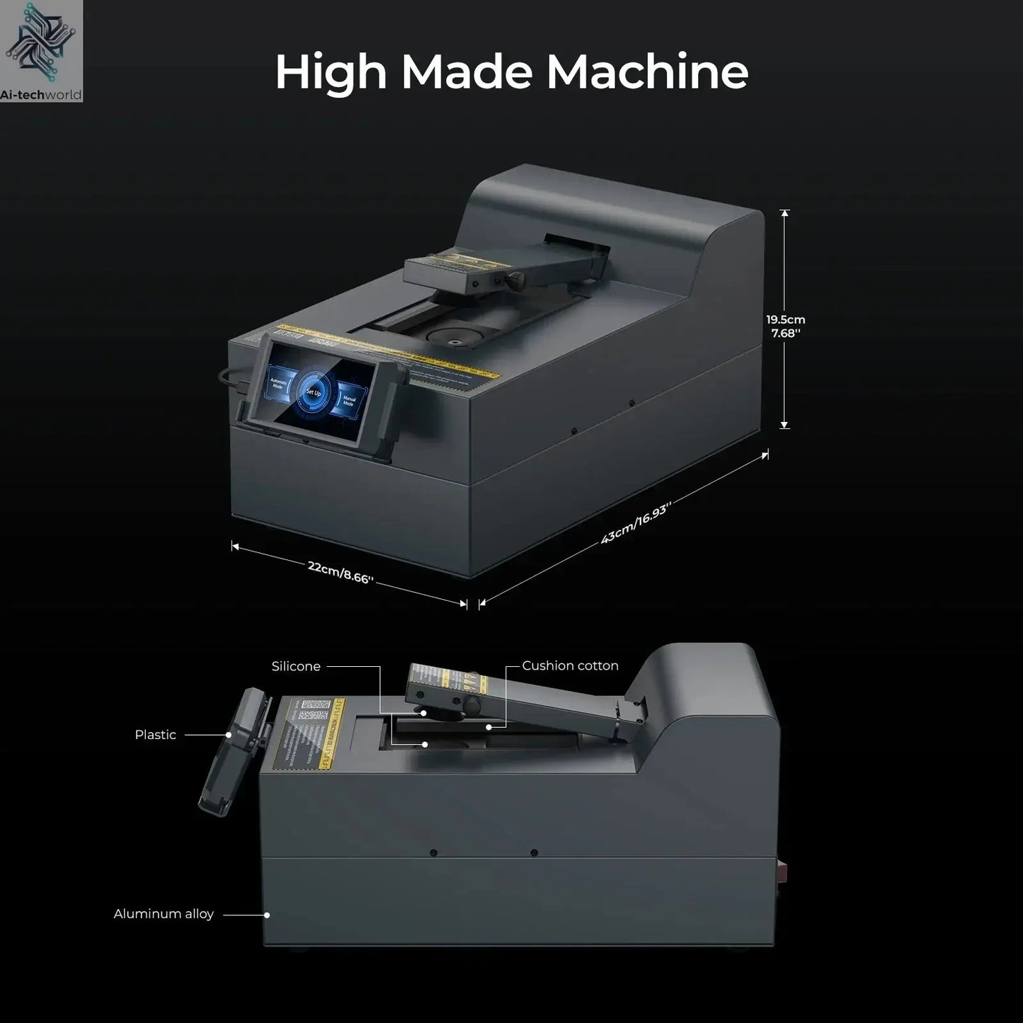 XWITZEAL CP1 Automatic Screen Separator | LCD Curved & Flat Display Remover | High Precision | 110V/220V Ai-TechWorld 