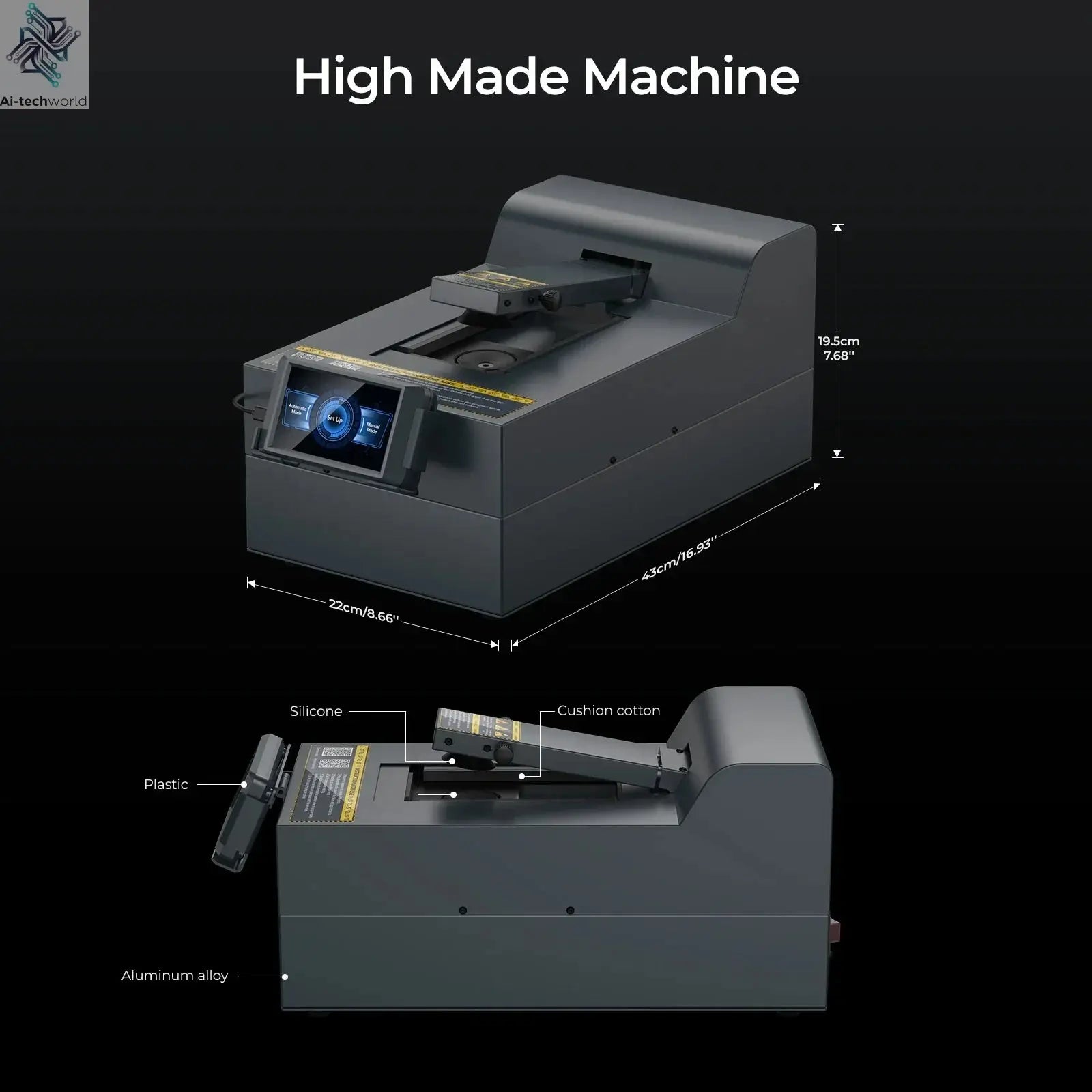 XWITZEAL CP1 Automatic Screen Separator | LCD Curved & Flat Display Remover | High Precision | 110V/220V Ai-TechWorld 