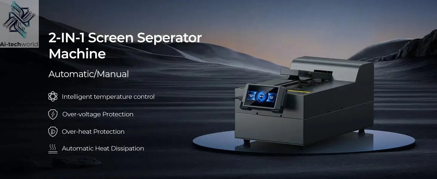 XWITZEAL CP1 Automatic Screen Separator | LCD Curved & Flat Display Remover | High Precision | 110V/220V Ai-TechWorld 