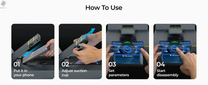 XWITZEAL CP1 Automatic Screen Separator | LCD Curved & Flat Display Remover | High Precision | 110V/220V Ai-TechWorld 