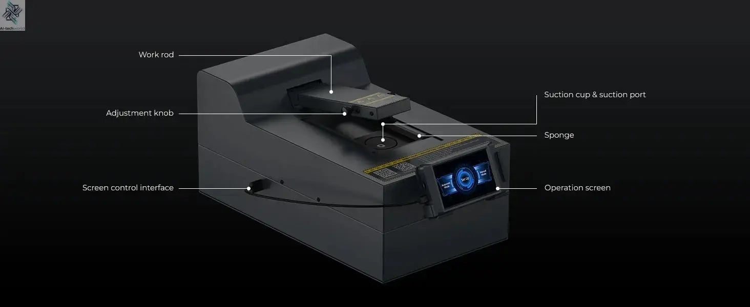 XWITZEAL CP1 Automatic Screen Separator | LCD Curved & Flat Display Remover | High Precision | 110V/220V Ai-TechWorld 