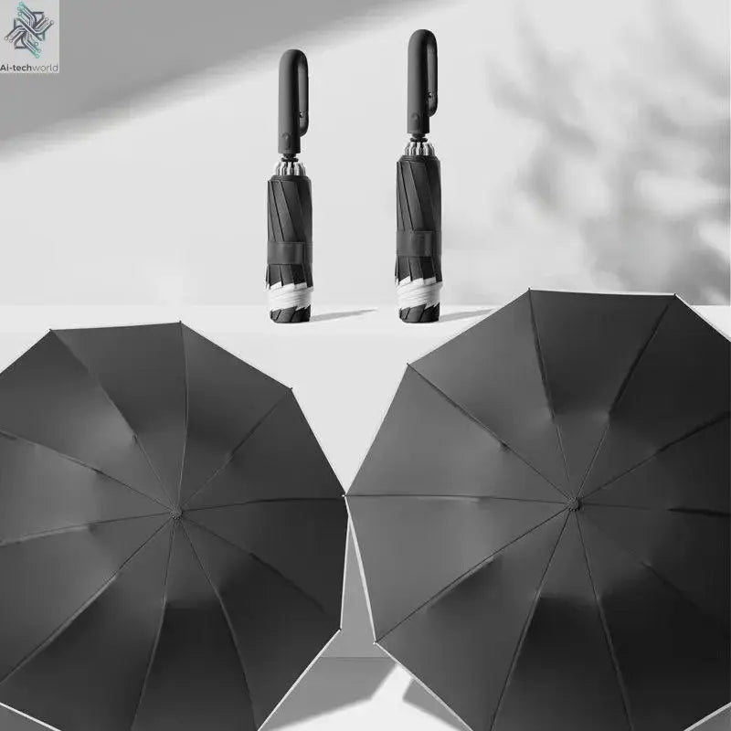 Xiaomi 126cm Extra Large Umbrella Wind - resistant Rain - resistant Dual - purpose UV - resistant Fully Automatic Ring - buckle Umbrella - Ai - TechWorld