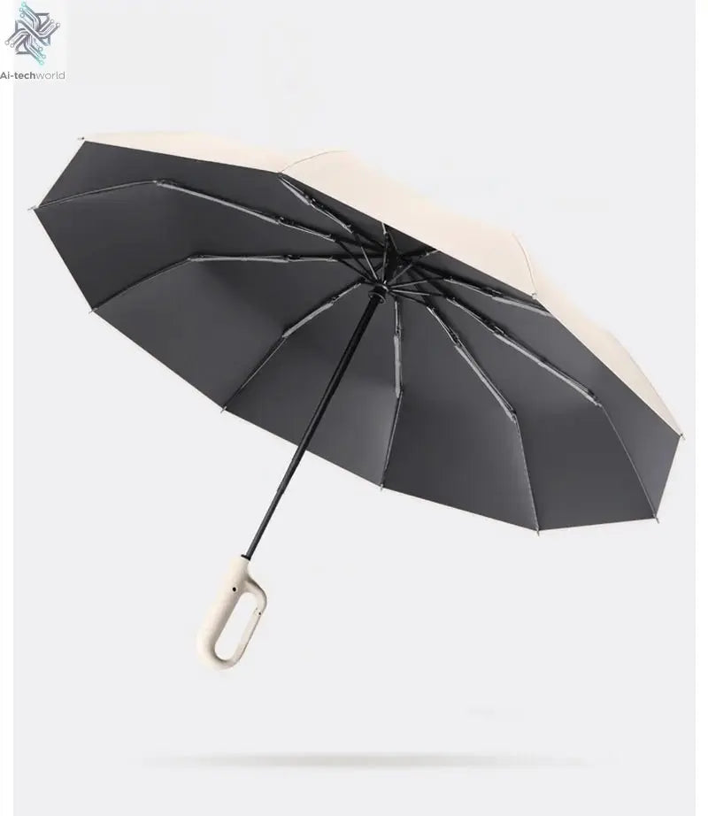 Xiaomi 126cm Extra Large Umbrella Wind - resistant Rain - resistant Dual - purpose UV - resistant Fully Automatic Ring - buckle Umbrella - Ai - TechWorld