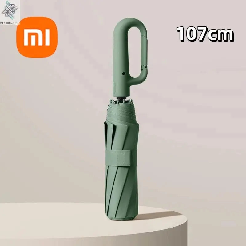 Xiaomi 126cm Extra Large Umbrella Wind - resistant Rain - resistant Dual - purpose UV - resistant Fully Automatic Ring - buckle Umbrella - Ai - TechWorld