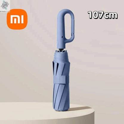 Xiaomi 126cm Extra Large Umbrella Wind - resistant Rain - resistant Dual - purpose UV - resistant Fully Automatic Ring - buckle Umbrella - Ai - TechWorld