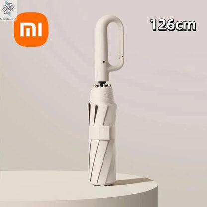 Xiaomi 126cm Extra Large Umbrella Wind - resistant Rain - resistant Dual - purpose UV - resistant Fully Automatic Ring - buckle Umbrella - Ai - TechWorld