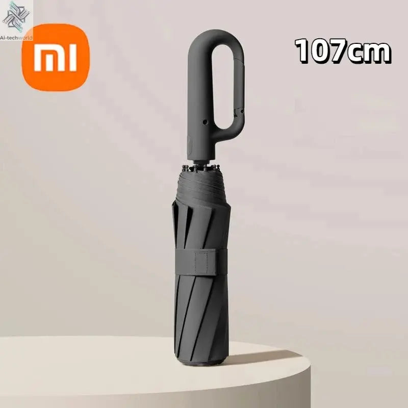 Xiaomi 126cm Extra Large Umbrella Wind - resistant Rain - resistant Dual - purpose UV - resistant Fully Automatic Ring - buckle Umbrella - Ai - TechWorld