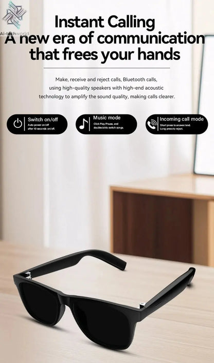 Xiaomi 4K AI Smart Glasses Multifunctional Camera Bluetooth Call Voice Assistant Music Player Translate Photochromic HD Glasses Ai-TechWorld 