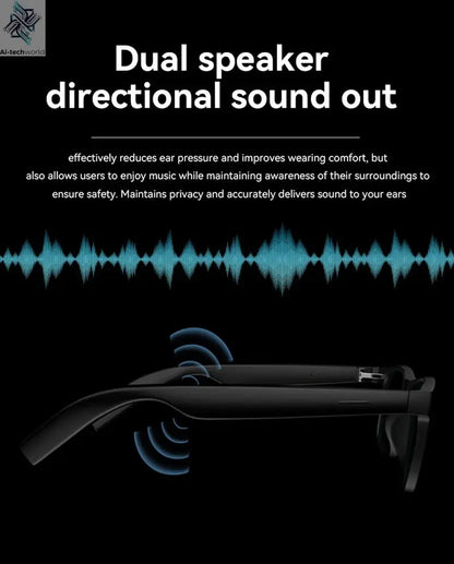 Xiaomi 4K AI Smart Glasses Multifunctional Camera Bluetooth Call Voice Assistant Music Player Translate Photochromic HD Glasses Ai-TechWorld 