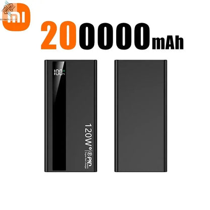Xiaomi 500000mAh High Capacity PowerBank 120W Super Fast Charging Portable External Battery Powerbank for iphone Huawei Ai-TechWorld 