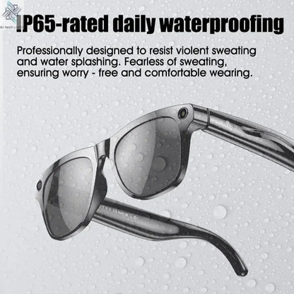 Xiaomi 6K HD AI Smart Camera Glasses 100MP 260mAh Long - lasting Battery Voice Assistant Control Music Calling Sport Smart Glasses - Ai - TechWorld