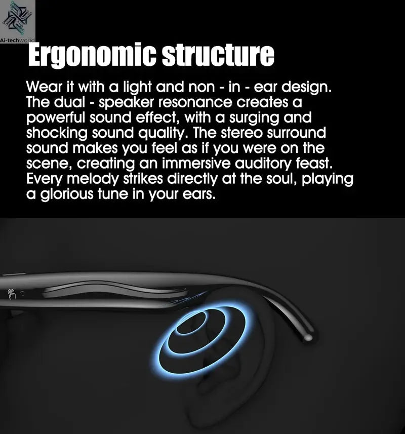 Xiaomi 6K HD AI Smart Camera Glasses 100MP 260mAh Long - lasting Battery Voice Assistant Control Music Calling Sport Smart Glasses - Ai - TechWorld