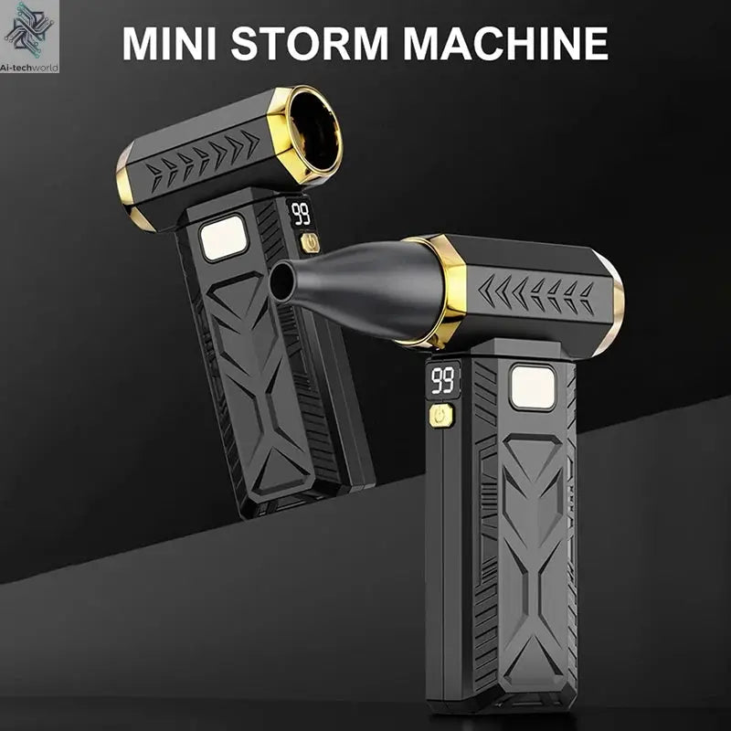 Xiaomi 800000RPM Violent Fan Super Powerful Air Blower Vacuum Blowing Suction Led Lighting 6 - Speed Regulation Brushless Turbo - Ai - TechWorld