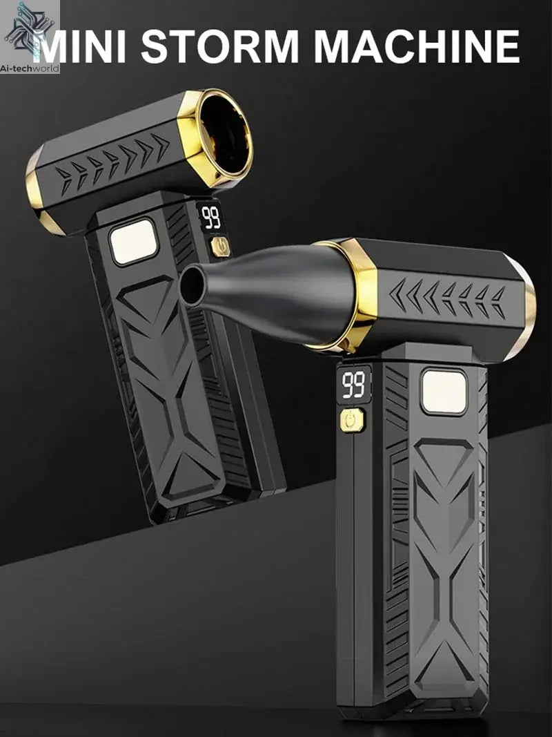 Xiaomi 800000RPM Violent Fan Super Powerful Air Blower Vacuum Blowing Suction Led Lighting 6 - Speed Regulation Brushless Turbo - Ai - TechWorld