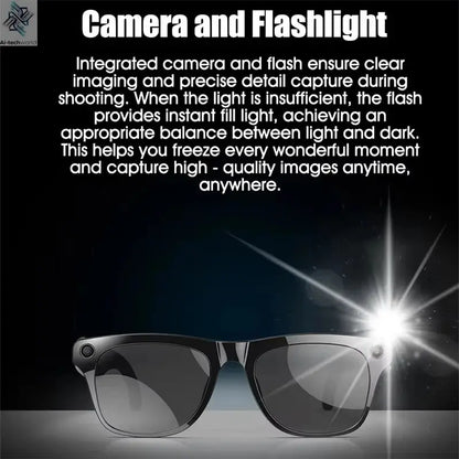 Xiaomi 8K AI Smart Glasses Multifunctional Camera Bluetooth Call Voice Assistant Music Player Translate Photochromic HD Glasses Ai-TechWorld 