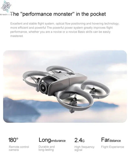 Xiaomi D16 Mini Drone 8K HD Dual Camera Profesional 180° Electric Adjustable GPS Positioning Obstacle avoidance Bushless UAV Ai-TechWorld 
