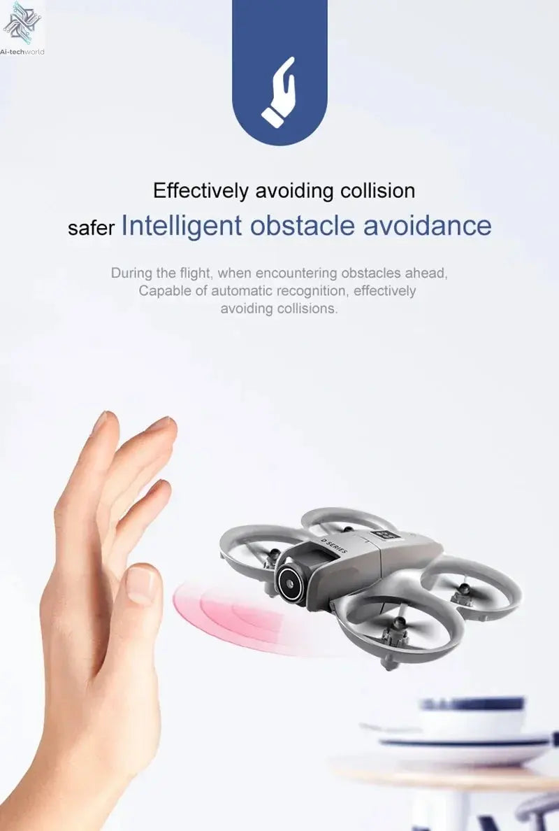 Xiaomi D16 Mini Drone 8K HD Dual Camera Profesional 180° Electric Adjustable GPS Positioning Obstacle avoidance Bushless UAV Ai-TechWorld 