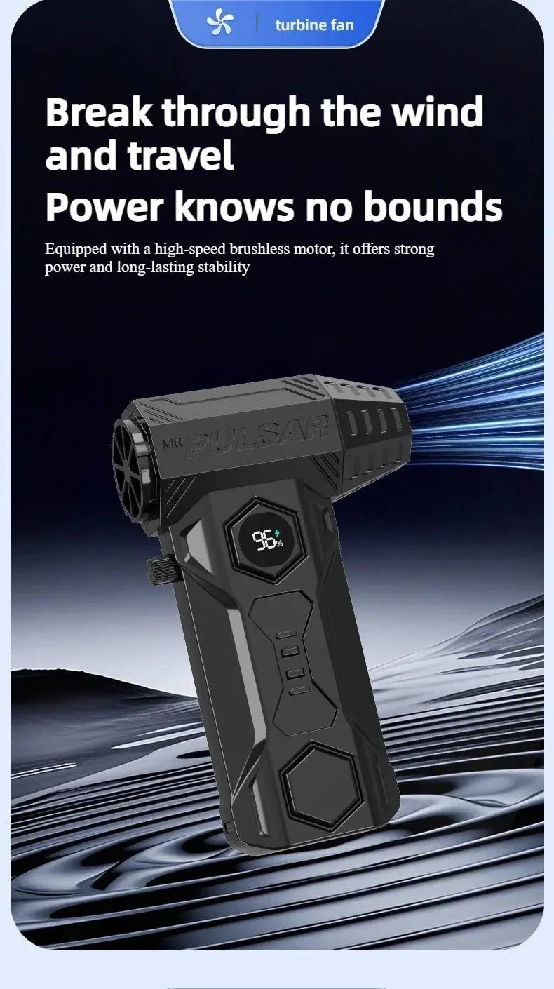 Xiaomi MIJIA Turbo Jet Blower 990000RPM High Power Air Blower Brushless Motor Turbo Fan Wind Speed 75m/s 10000mAh Air Blower - Ai - TechWorld