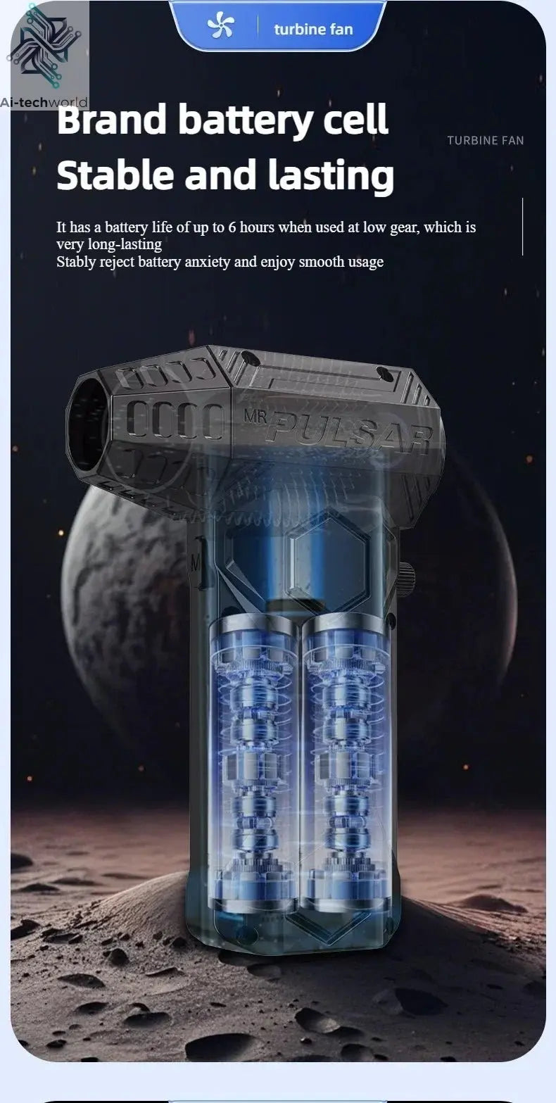 Xiaomi MIJIA Turbo Jet Blower 990000RPM High Power Air Blower Brushless Motor Turbo Fan Wind Speed 75m/s 10000mAh Air Blower - Ai - TechWorld