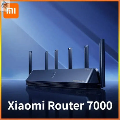 Xiaomi Mi Router BE7000 7000 Tri - Band WiFi Repeater VPN 1GB Mesh USB 3.0 IPTV 4 X 2.5G Ethernet Ports Modem Signal Amplifier - Ai - TechWorld